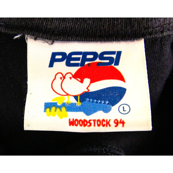 Woodstock Tour Band T-Shirt Vintage 1994 Pepsi Double Stitch Men's Size L - Picture 12 of 12